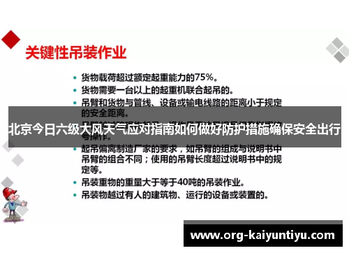 北京今日六级大风天气应对指南如何做好防护措施确保安全出行