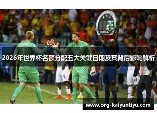 2026年世界杯名额分配五大关键日期及其背后影响解析